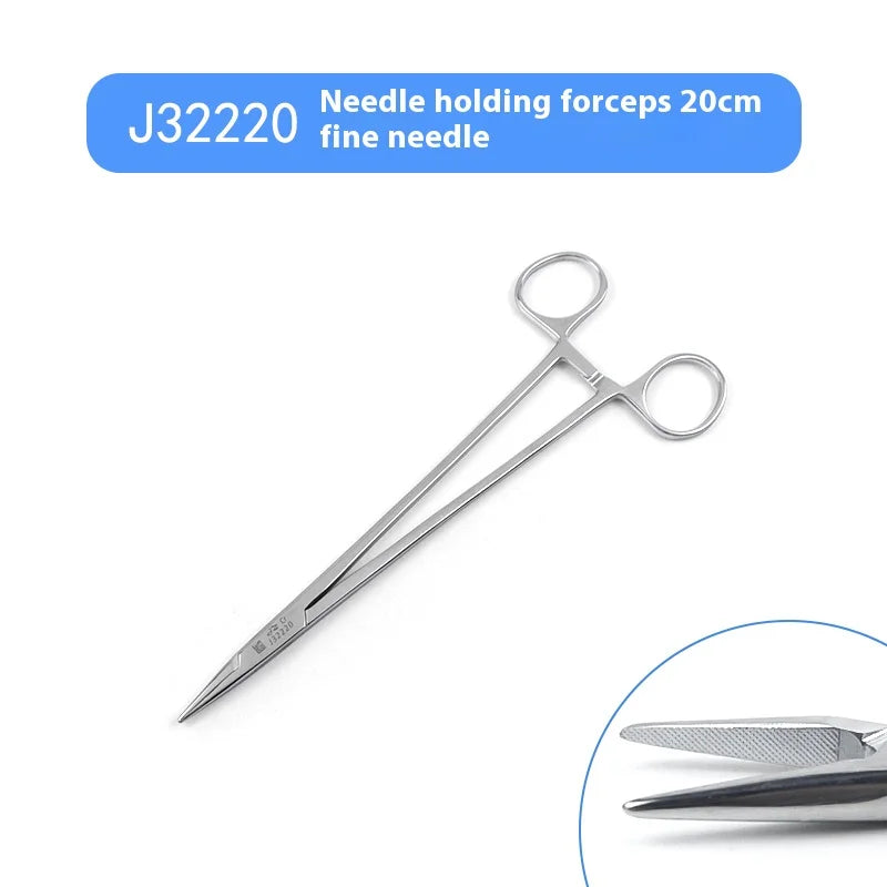 Needle Holder Medical Surgery Stainless Steel Forceps Thick Thin Qme g