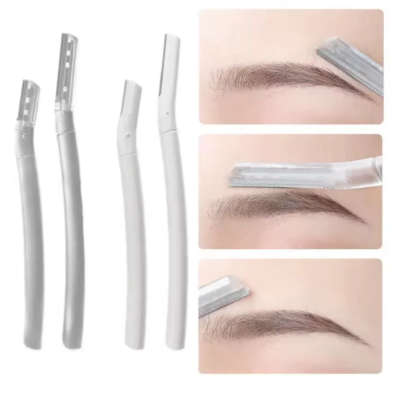 1/3/12pcs Wheat Straw Face Eyebrow Razor for Women Facial Dermaplane Razor Biodegradable Dermaplaning Tool Qme