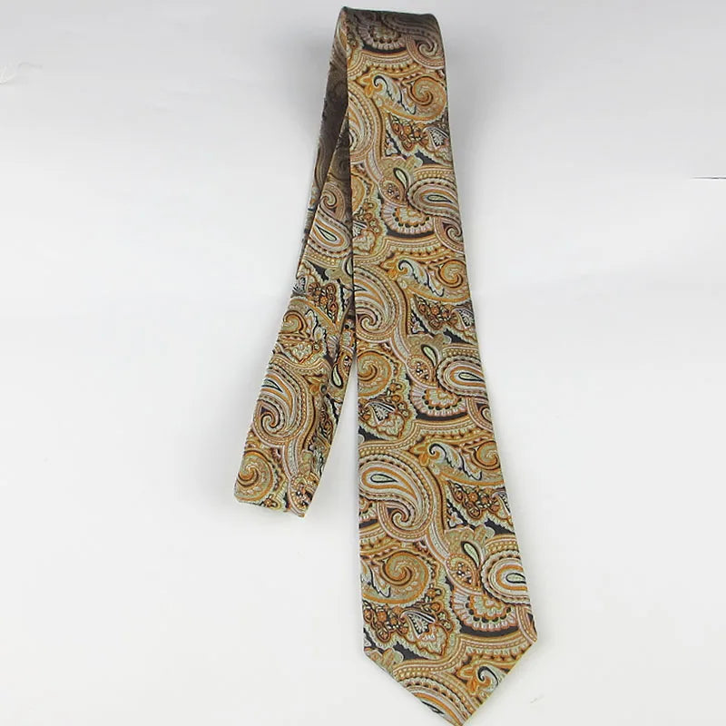 Men Silk Tie Business Classical Uniformal Party Suit Shirt Qme