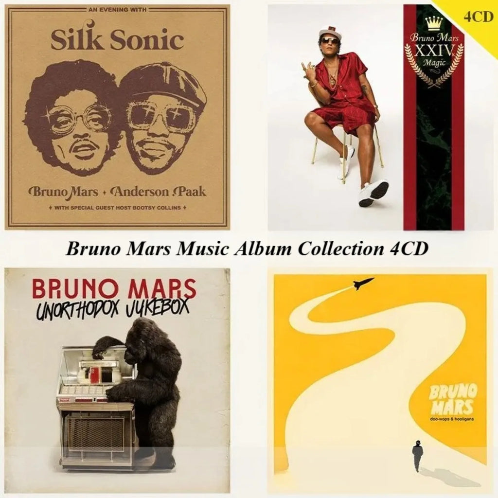 Retro Funk Pop Greatest Hits Album Collection CD Only, 4CD Set, Full Series Masterpieces Included, for Music Lovers Collection Qme 4CD Set