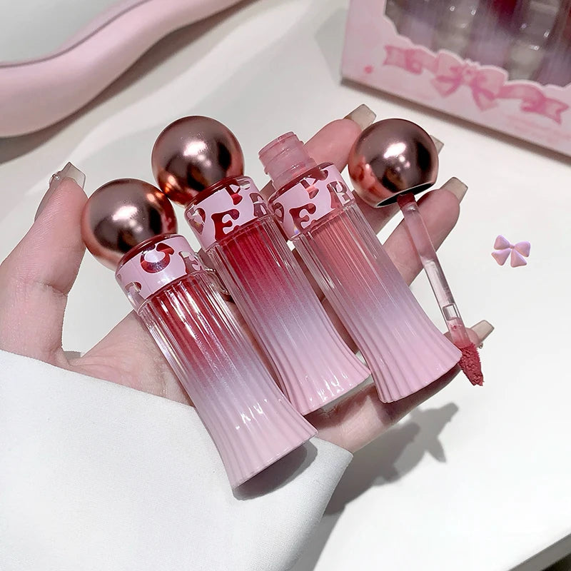 Gege Bear Velvet Mist Lip Glaze Matte Clay Long-lasting Non-drying Qme