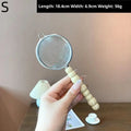 Tea Strainer With Pearl Ceramic Handle Stainless Steel Fine Leak Mesh Sieve Spice Tea Leaf Coffee Filters Teapot Accessories Qme S Yellow