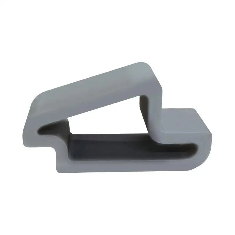 Waterproof Heavy Duty Door Stopper Non Slip Rubber Wedge Home Office Qme Gray 73x38x25mm