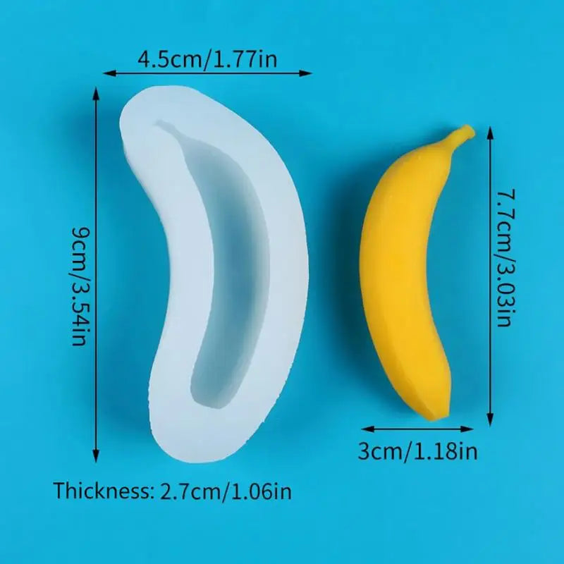 3D Fruit Silicone Mold Mango Banana Duria Lychee For Candle Aromatherapy Craft Making Cake Chocolate Fondant Baking Mold Qme 05
