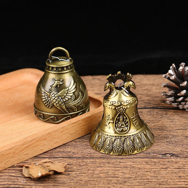 Feng Shui Wind Chime Bell Antique Good Luck Lucky Blessing Qme