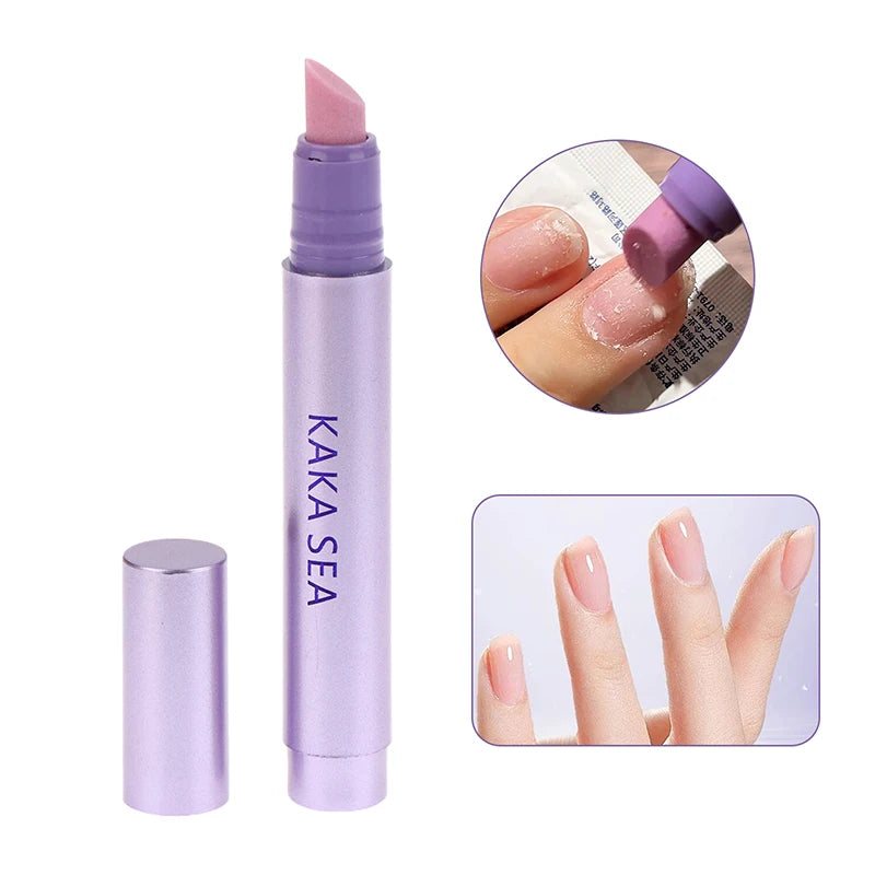 3In1 Ceramic Nail Pen Nourishing Cuticle Oil Moisturize Repair Qme