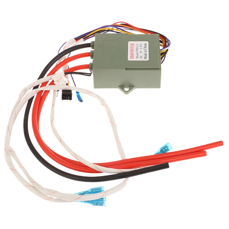 1PC DC 3V Gas Stove Double Ignition With Temperature Control And Display Pulse Igniter 12 Wires For Gas Water Heater. Qme
