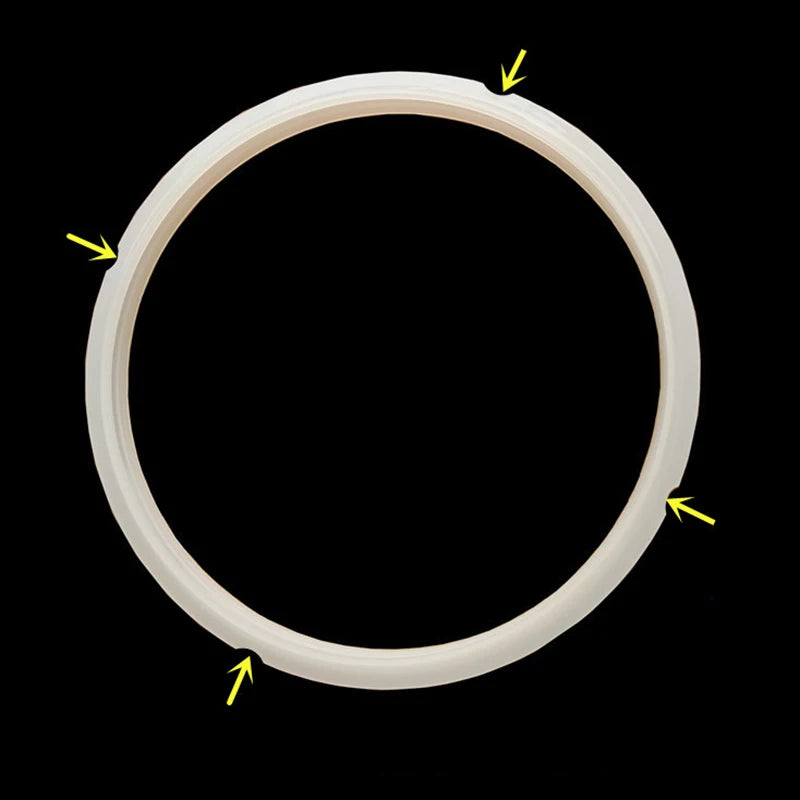 18/20/22/24cm Silicone Rubber Gasket Cooker Lid Sealing Ring Electric Pressure Cooker Replacement for 2-6L Cooker Gaskets Qme