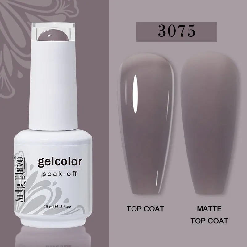 Arte Clavo Transparent Nude Pink Jelly Gel Nail Polish Semi Permanent