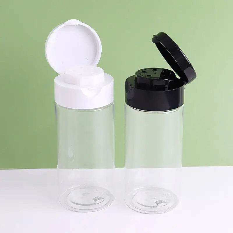 Empty Refillable Cosmetic Jar Pot Loose Face Powder Sifter Case Box Qme