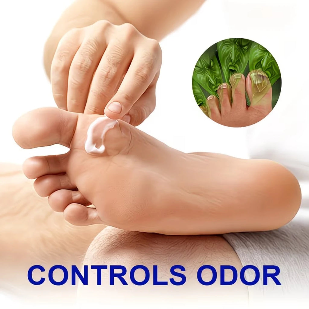 Moisturizing Foot Cream - Controls Odor, Firming with Hyaluronic Acid & Niacinamide, Lating Fragrance for All Skin Qme