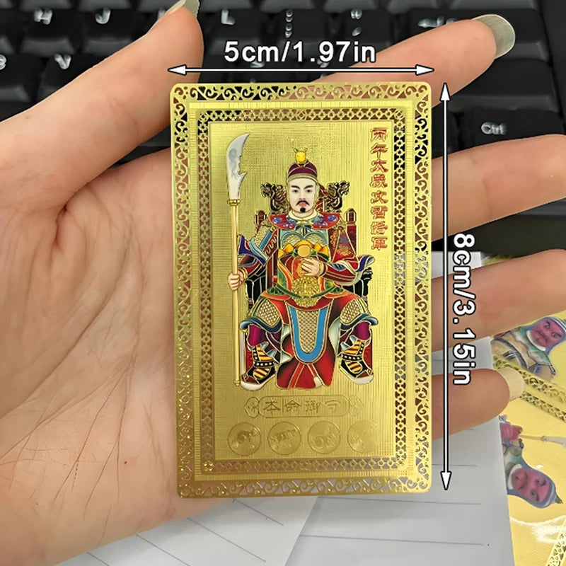 2026 Tai Sui Amulet Card Feng Shui Prayer Gold Exorcism Protection Qme