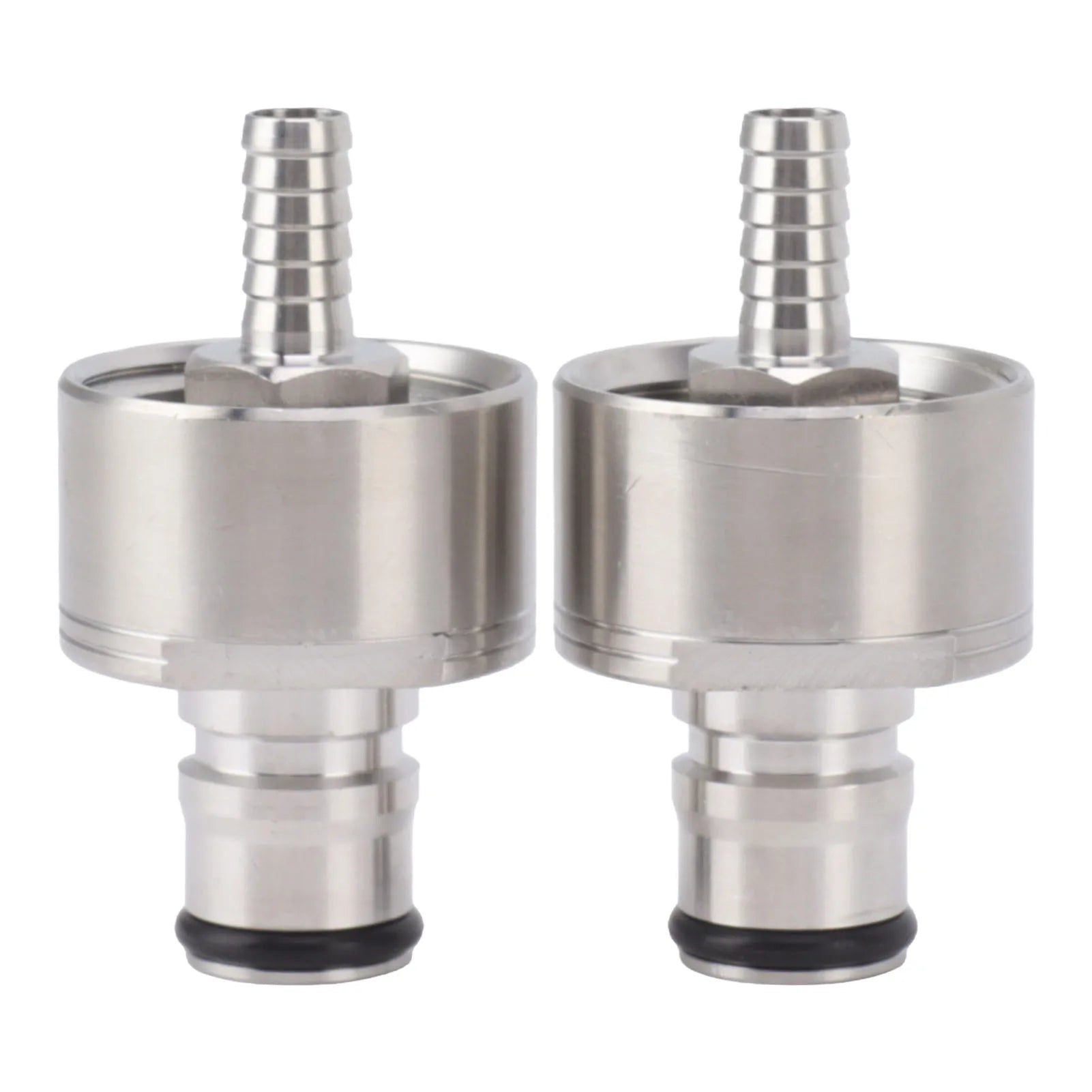 2PCS Stainless Steel Carbonation Cap Forced Carbonation PET Bottle Filling CO2 Coupling Cap for Soda Beer Soda Carbonation Cap Qme Stainless Steel