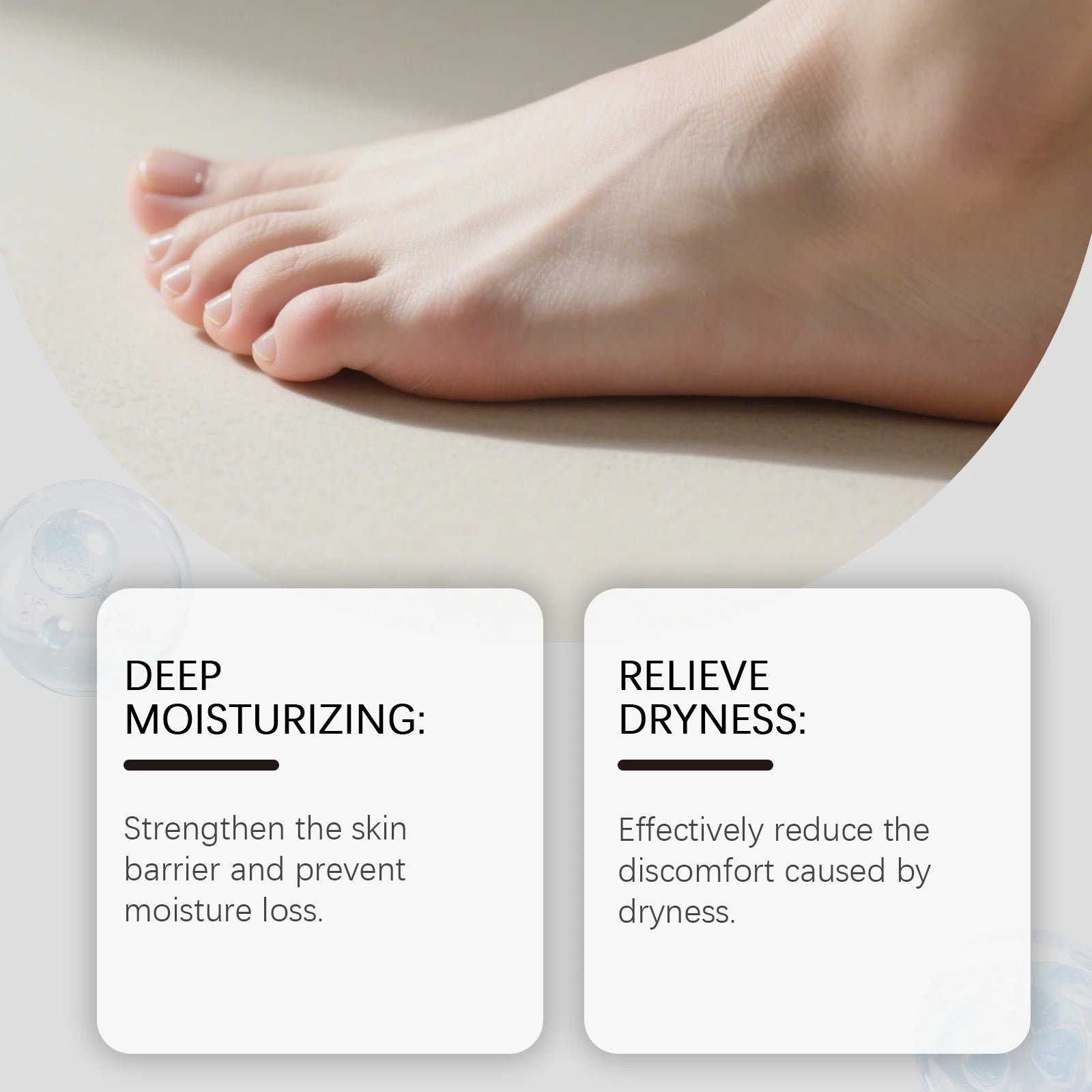Christmas Urea Hand Foot Care Stick Moisturizing Balm for Dry Cracked Heels Elbows & Knees Gentle Exfoliation Softening Skin Qme