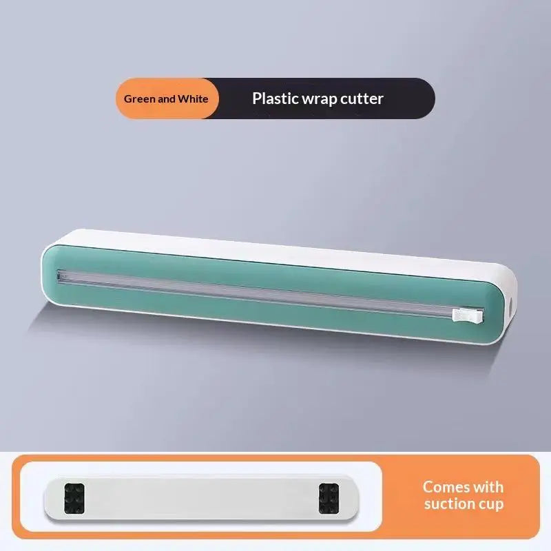 Sliding Tear Cling Film Cutter Multifunctional Dual Use Aluminum Foil Qme A8