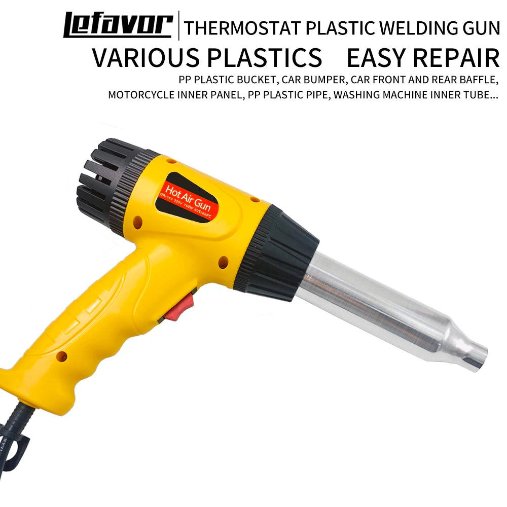750 1000W Plastic Repair Air Gun Heat Adjustable Temperature Welding Qme