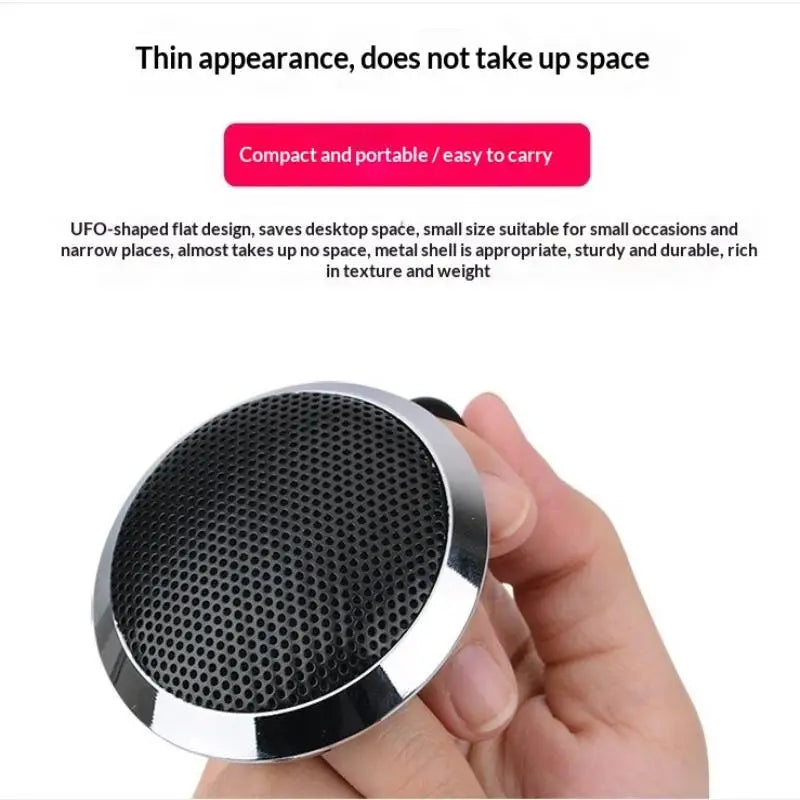 Omnidirectional USB Conference Microphone Condenser Desktop Use Qme