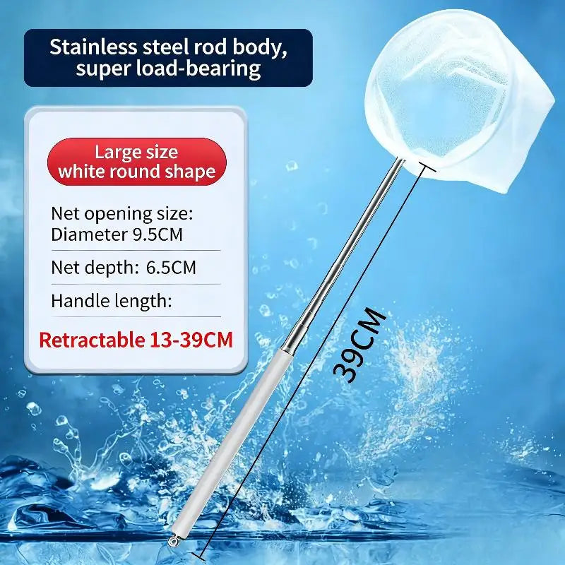 Catchin Fish Shrimp Tank Aquarium Accessories Fishing Landing Net Qme L