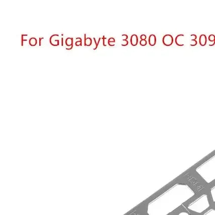 IO I O Shield Backplate Baffle Gigabyte 3080 OC 3090 Blocking Plate Qme