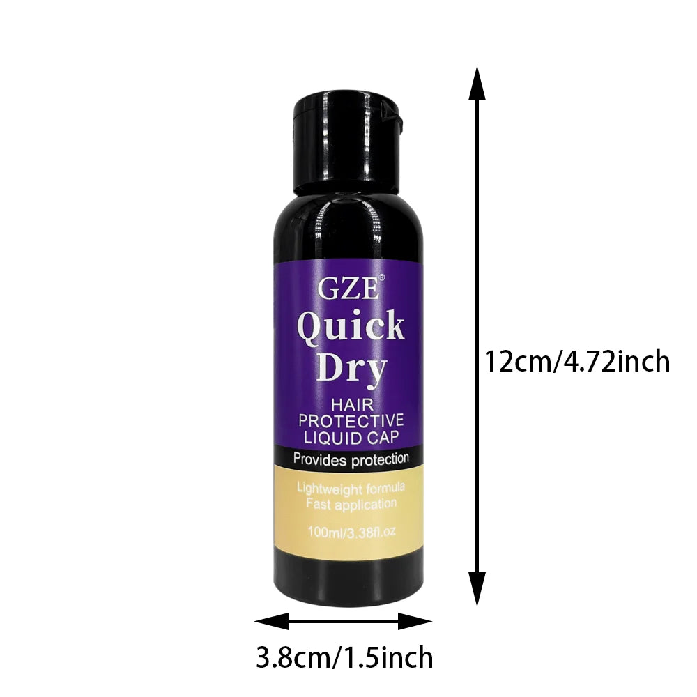 GZE Hair Protective Covering Weave Glue Liquid Protective Shield Quick Weave Protector Leave in Conditioner Qme
