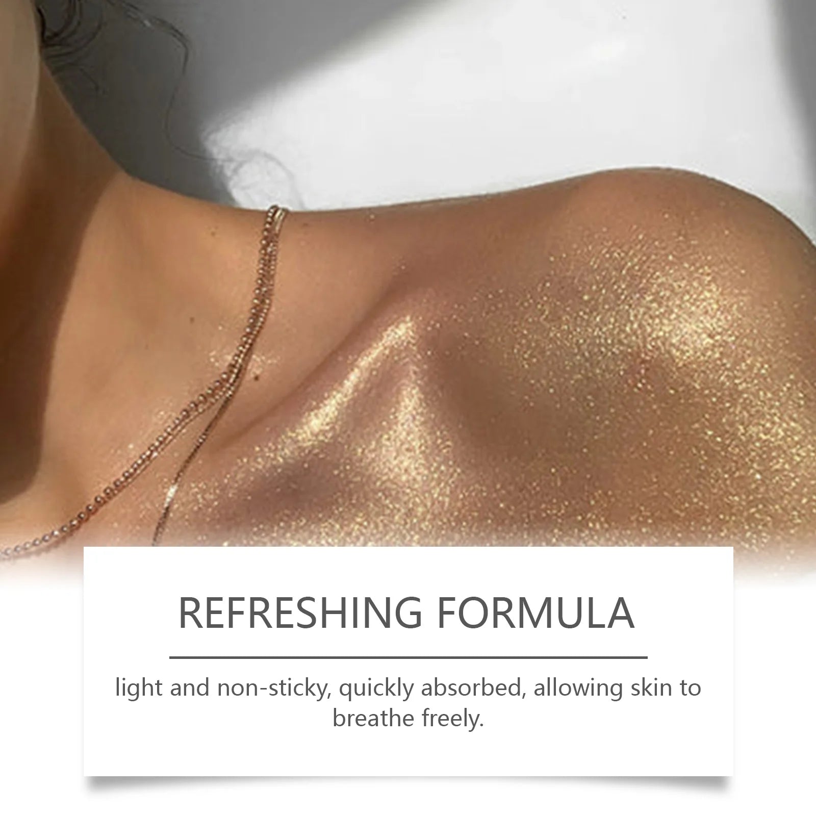 Face Hair Body Glitter Highlighter Spray Improve Skin Gloss Facial Highlight Powder Sparkling Makeup Festival Party Shimmer Oil Qme