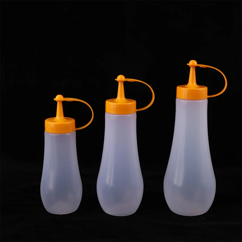 Kitchen Tools Squeeze Seasoning Bottle250- Condiment Bottles Ketchup Qme