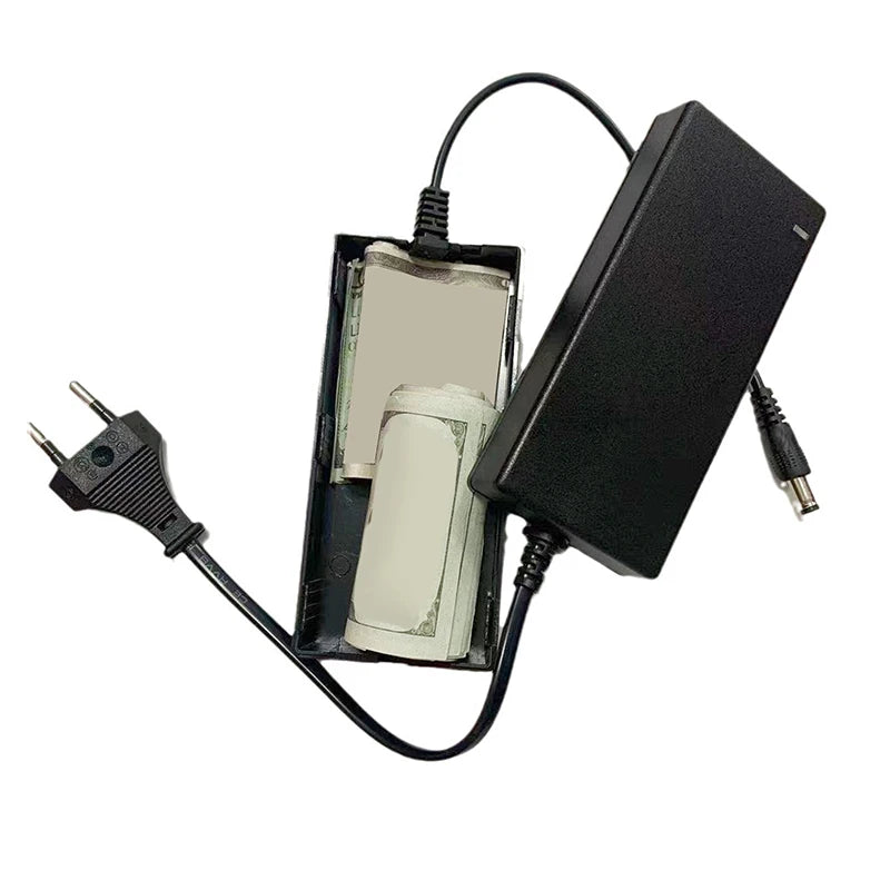 Simulated Computer Charger Money Safe Box Key Cash Hidden Storage Qme