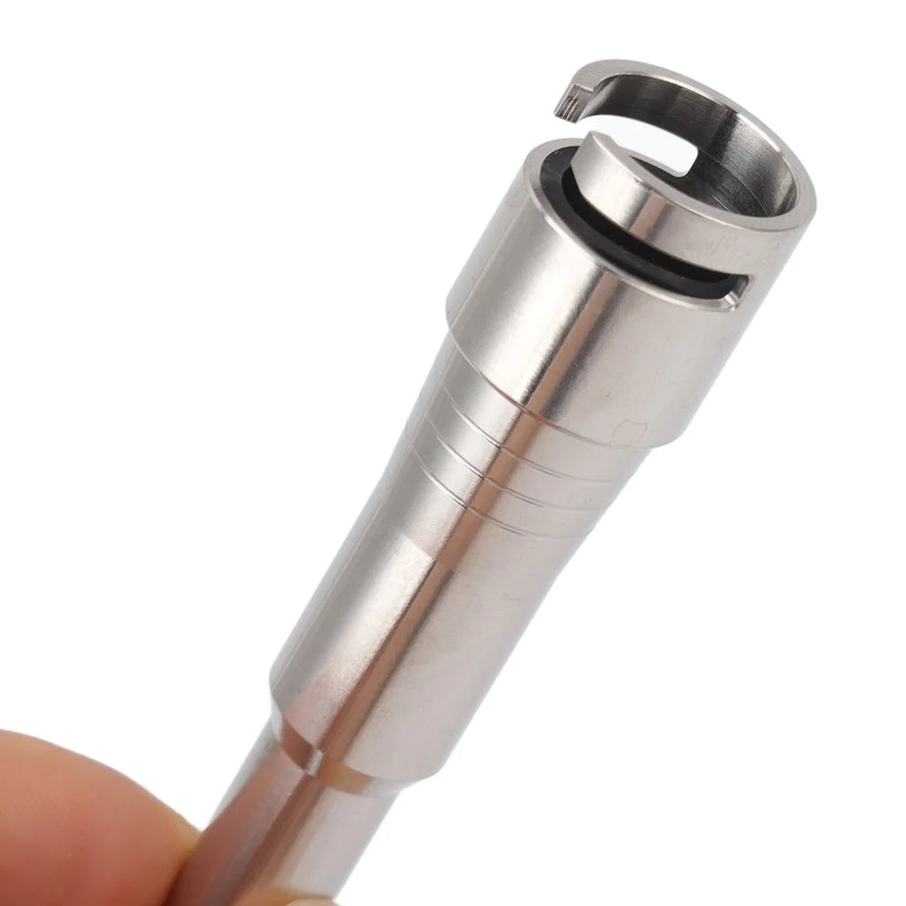 Milk Frother Foam Inner Tube Rust-Proof Silicone Coffee Steam Nozzle Stainless Steel Coffee Machine Nozzle for Delonghi Dedica Qme