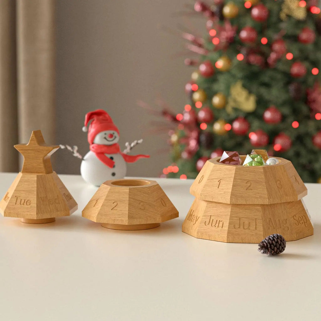 Silicone Crafting Mold Beginners Art Project Mould Stacking Christmas Tree Silicone Mold For Concrete Plaster Clay Children Qme