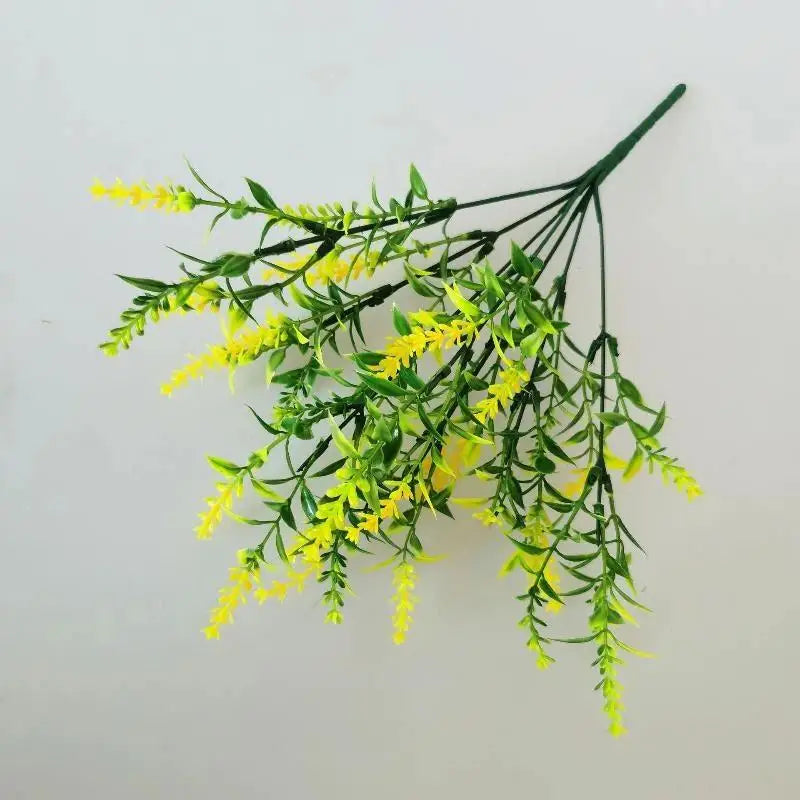 1Pcs Bridal Bouquet Household Products 34cm Artificial Flower Plastic Lavender Fake Plant Wedding Home Garden Decoration Qme A7