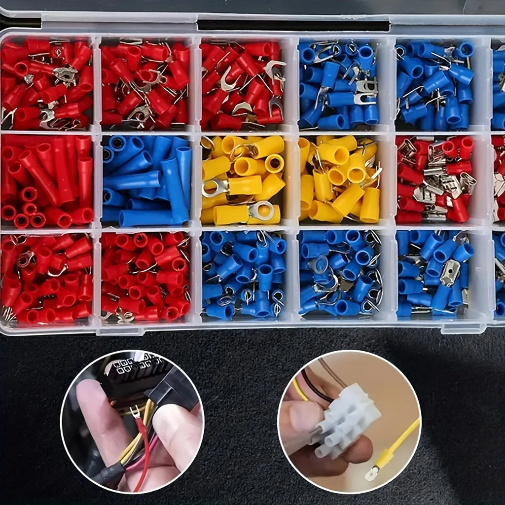 280 Crimping Insulated Cable Connectors Docking Ring Fork Tabs Wire Qme