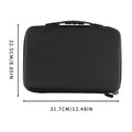 Portable One ToolBox Impact Resistant Tattoo Kit Case Safety Instrument Storage Suitcase for Travel And Professional Use Qme Black Empty Case