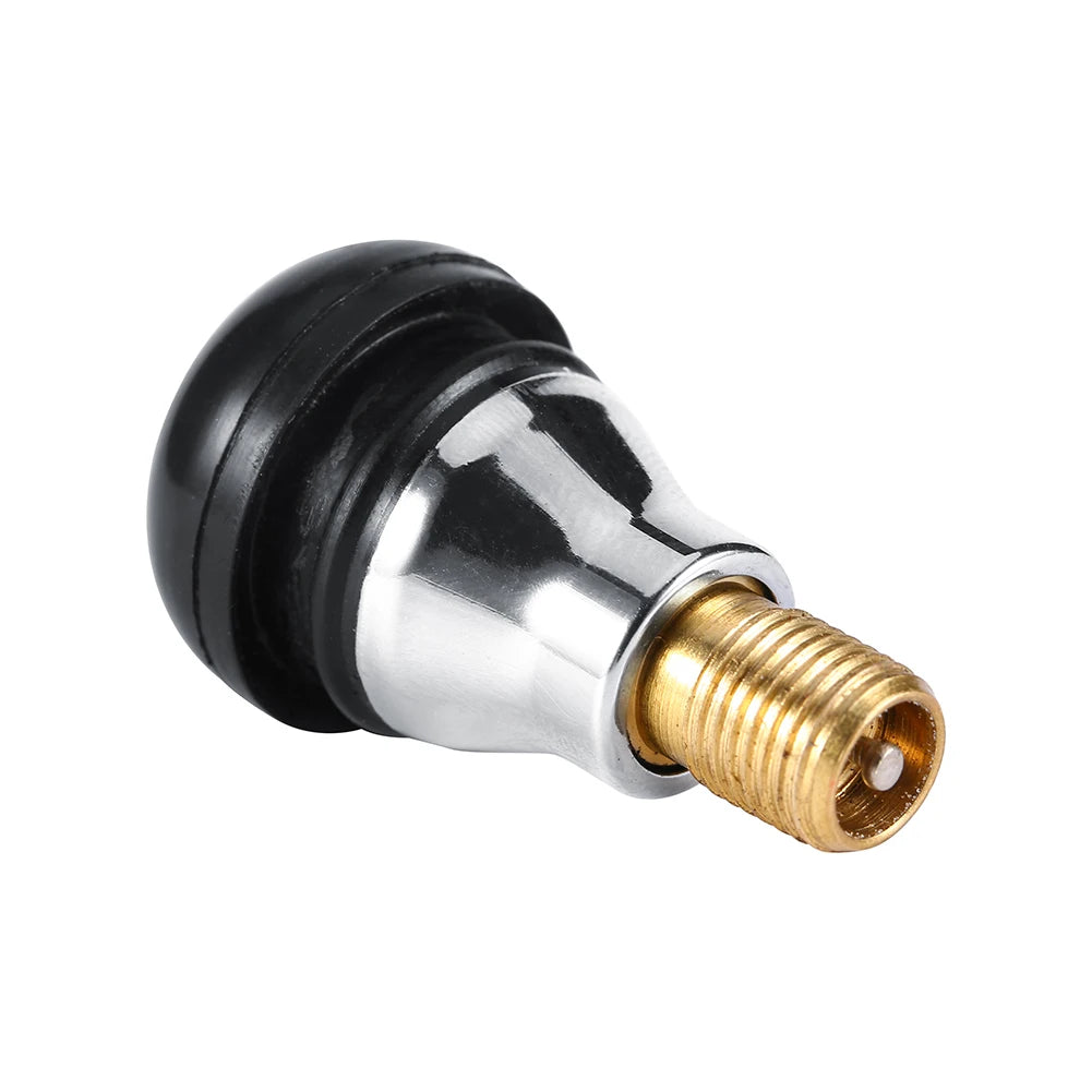 1PC TR412 AC Tire Valves brass Chrome Tubeless wheel valve for cars motorcycles Rubber Valve Stem Valve Stem Snap in Valve Stem Qme