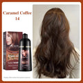 MOKERU Fast Black Color Dye Organic Ginger Hair Black Dye Shampoo for Women Anti Gray Hair 5 Mins Permanent Dye Black Qme 14