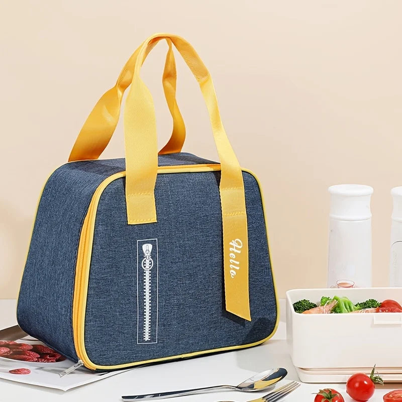 Lunch Box Insulated Bag Portable Student Qme