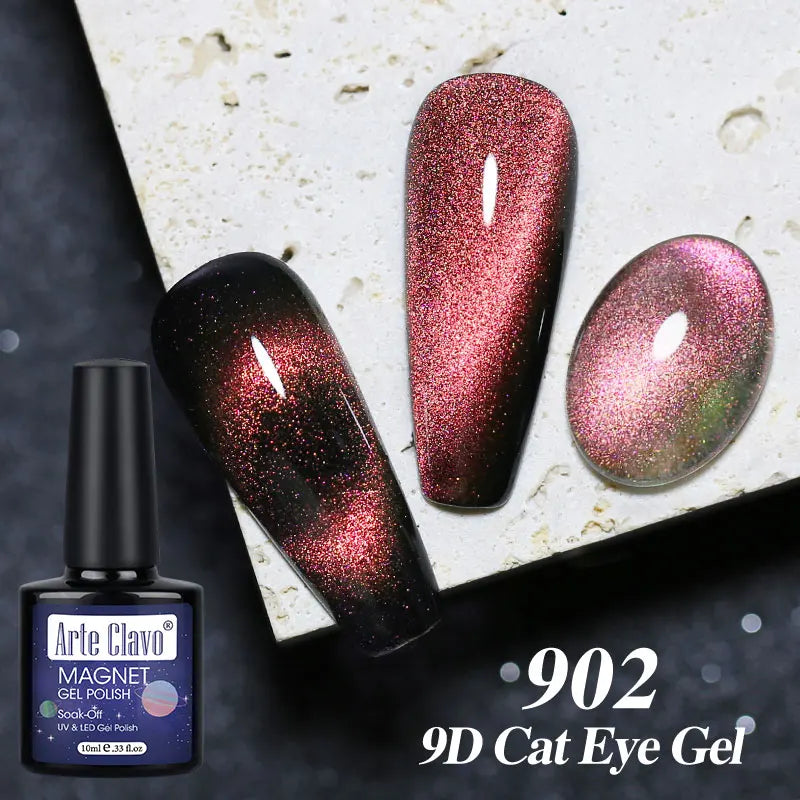 Arte Clavo Auroras Cat Eye Magnetic Gel Unicorn Shining Transparent