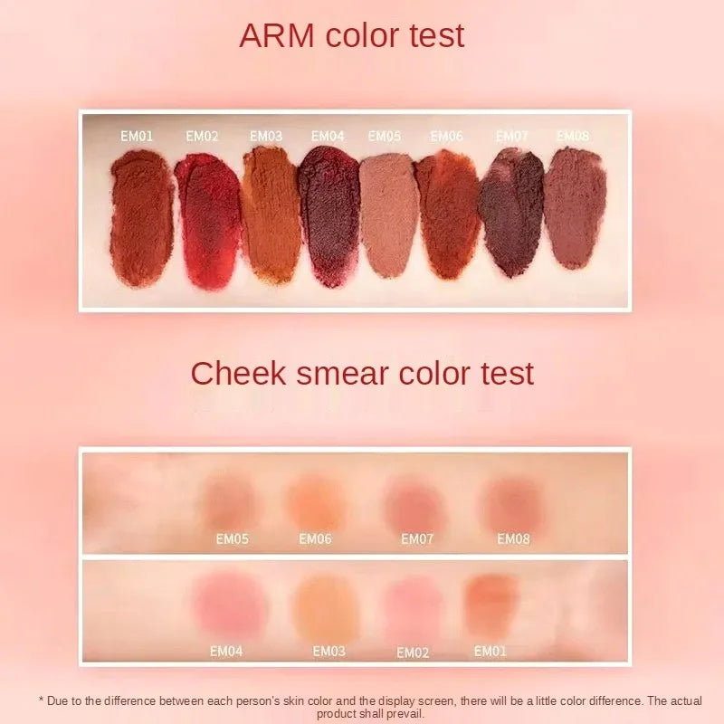 Matte Velvet Lip Clay Long-lasting Waterproof Everyday Natural Glossy Qme