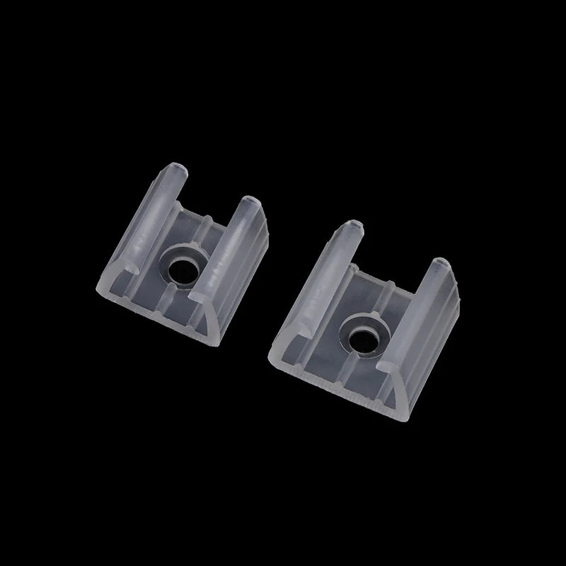 20PCS 10/12/14/17/20mm LED Strip Fix Clips Connector For Fixing 2835 Neon Light 220V COB Plastic Buckle Flexible Accessories. Qme