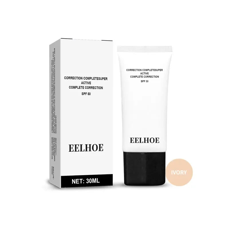 CC Cream Primer Makeup Base Moisturizing Skin Concealer Invisible Pore Matte Face Primer Soft Isolating Foundation Cosmetics Qme Ivory 30ml