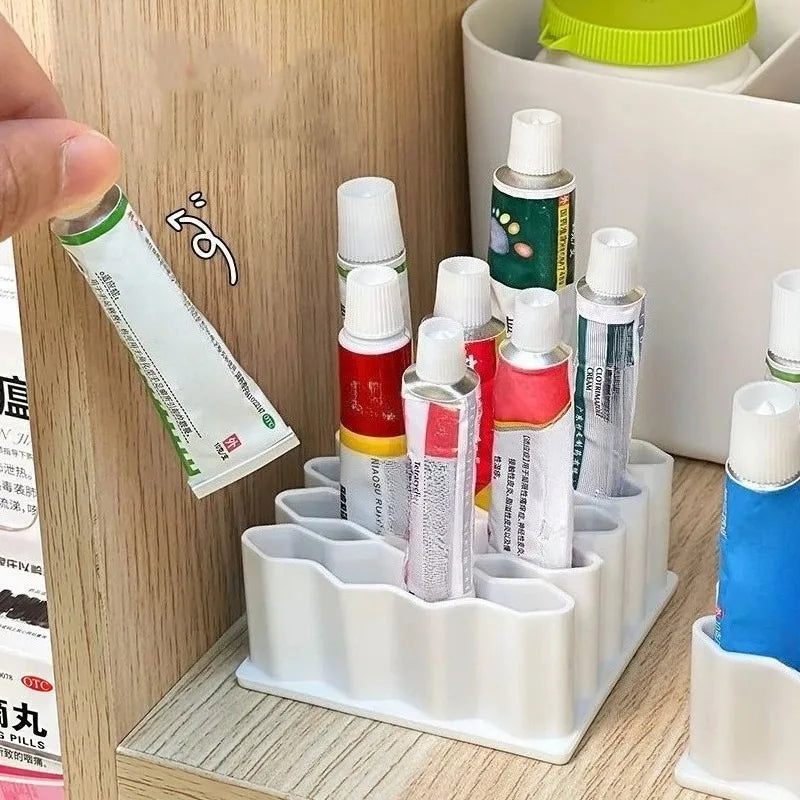 Ointment Holder Desktop Stand Silicone Material Cosmetics Storage Qme