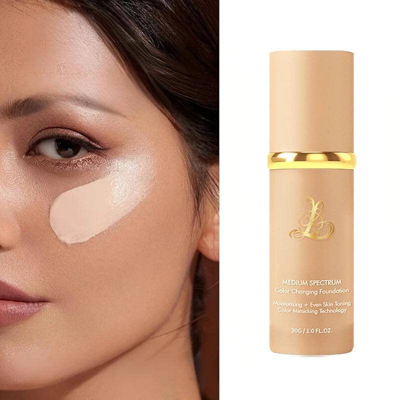 Four-in-one Color-changing Liquid Foundation SPF50+ Longwearing No Qme