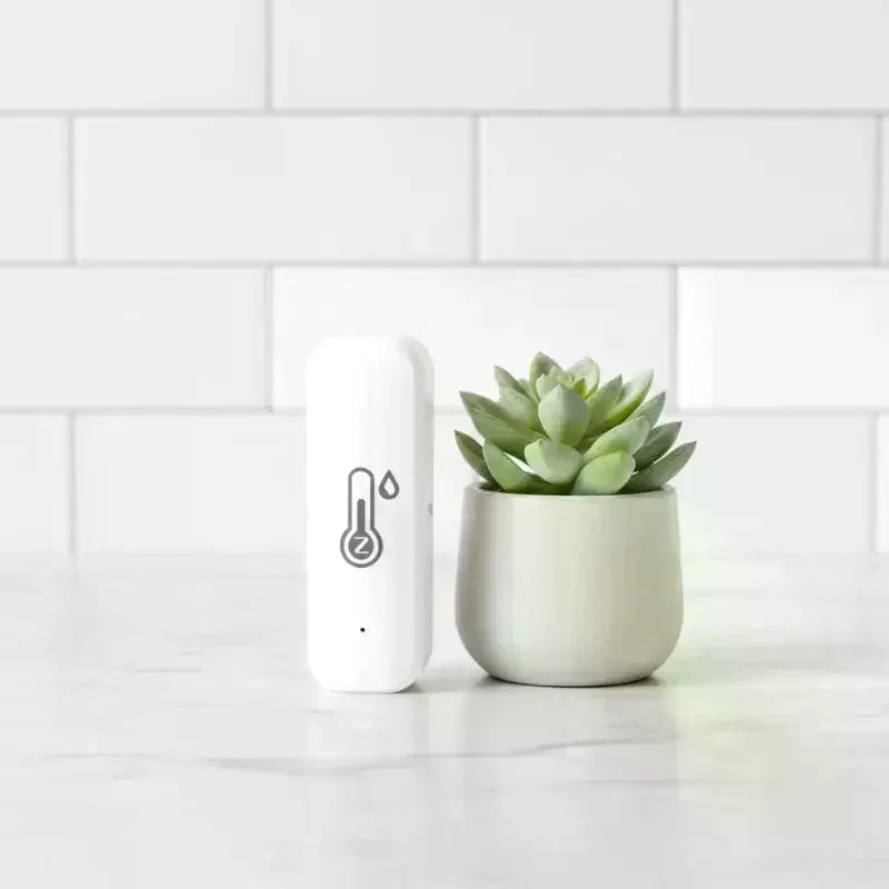 Smart Temp Humidity Sensor App Control Compatible For Home Office Greenhouse Use Qme