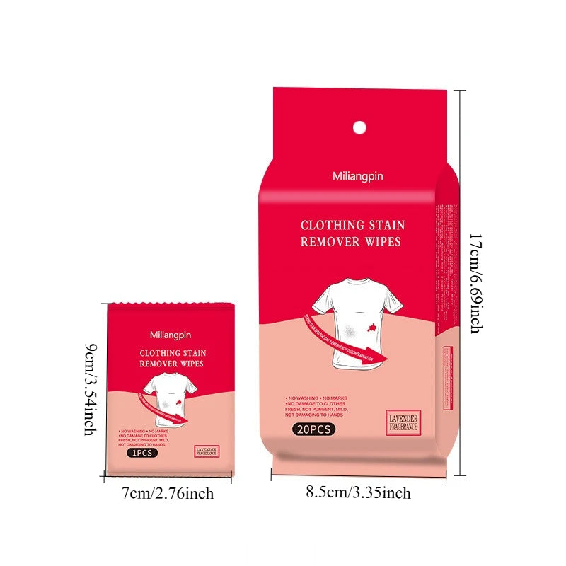 No-Rinse Down Jacket Cleaner / White Shoe Stain Remover Wipes, for White Clothes, Disposable Individual Packaging Qme