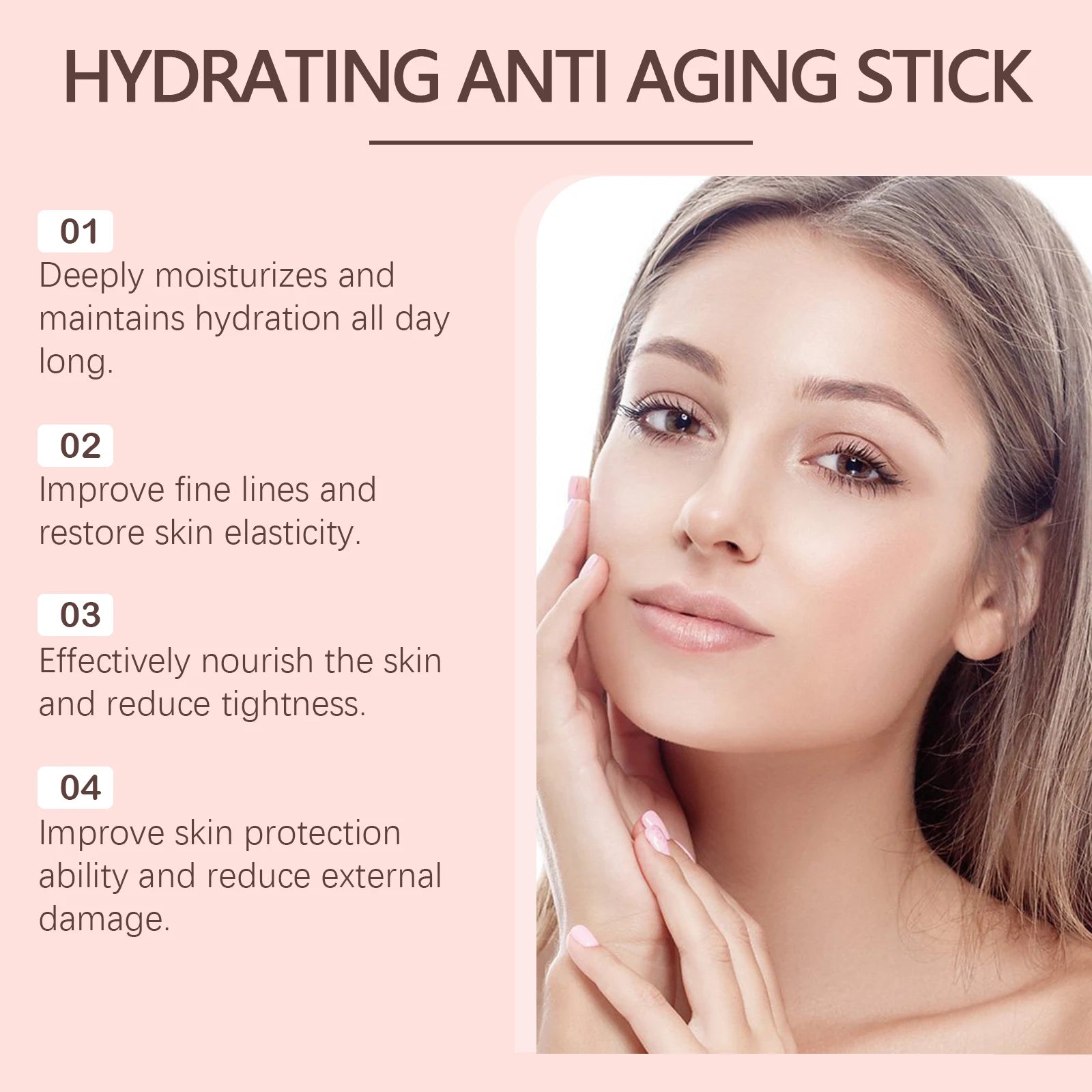 Moisturizing Multi Balm Stick Wrinkle Bounce Balm Collagen Firming Lifting Brightening Facial Dull Skin Hydrating Skin Care Qme