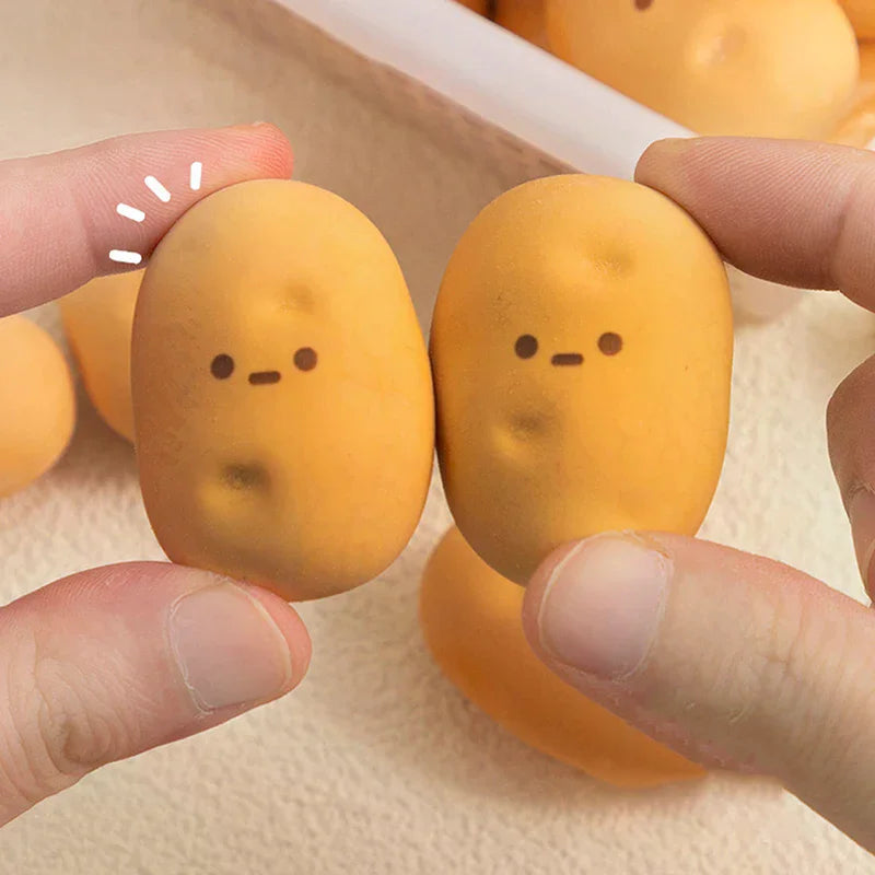 Creative Simulation Food Eraser Potato-shaped Model Children's Qme