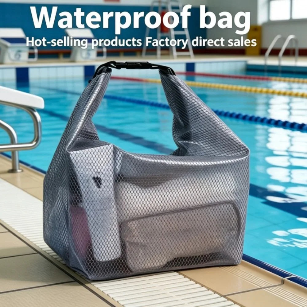 Large Capacity Waterproof Travel Outdoor Fitness Dry/Wet Separation Swimsuit Waterproof Storage Bag Qme