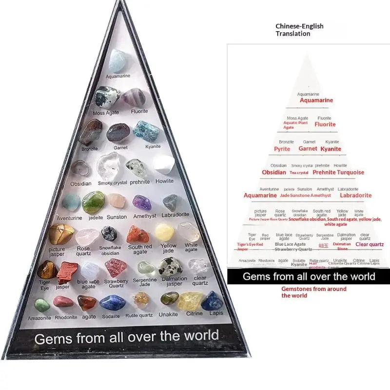 Gemstone Quartz Crystal Chakra Healing Stones Crystals Hexagon Rose Qme