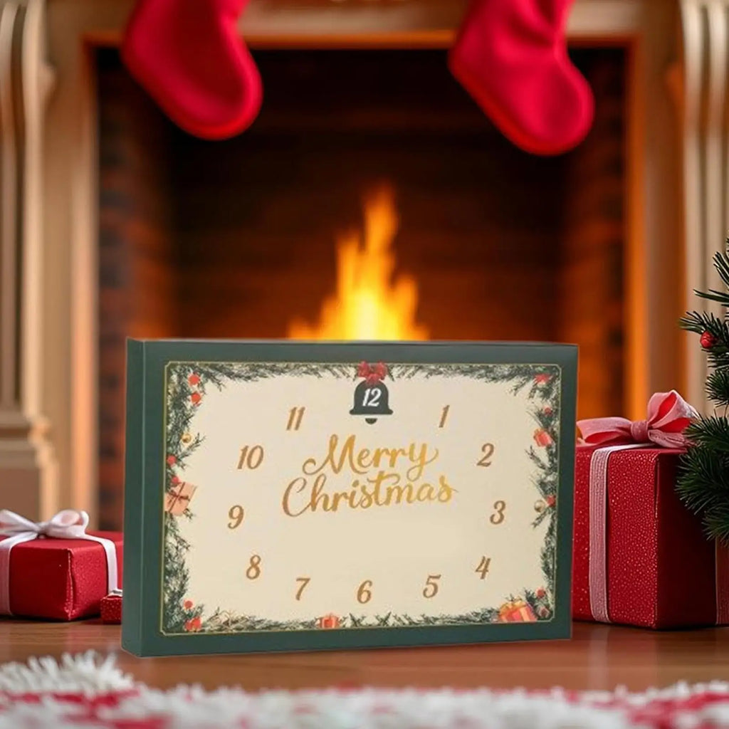 Christmas Countdown Calendar Advent 2d Acrylic Holiday Themed Qme