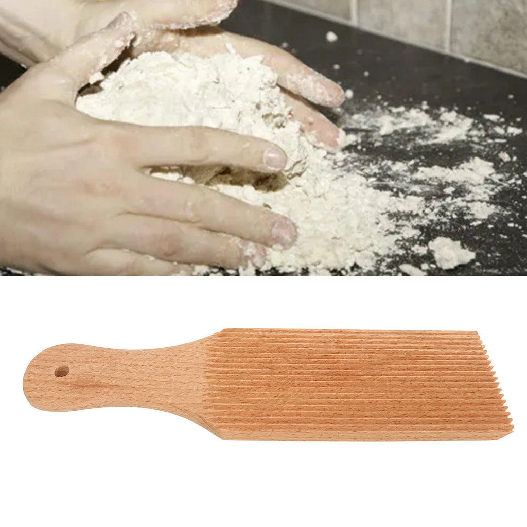 Gnocchi Board Beech Smooth Lightweight Practical Gnocchi Roller for Perfect Shape Gnocchi Roller Natural Gnocchi Boards Qme