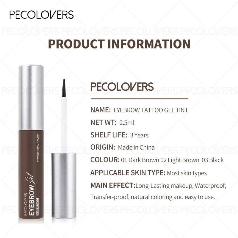 Tear-pull Eyebrow Cream Long-lasting Natural Gel Brown Black Qme